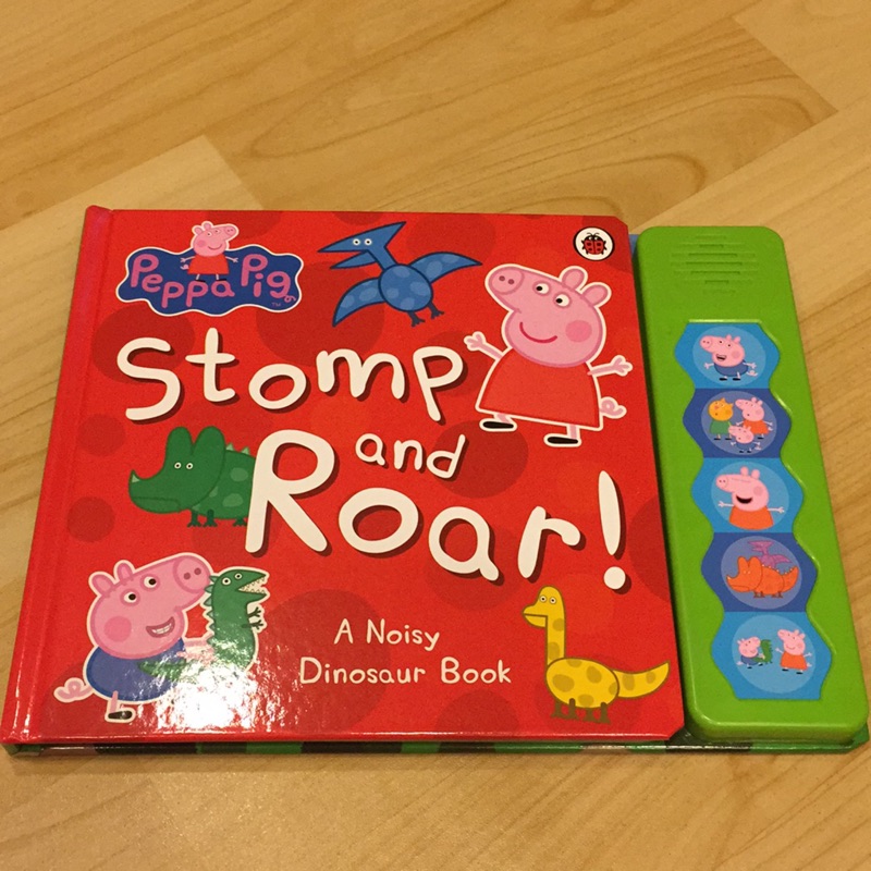 Peppa pig 佩佩豬 ： Stomp and Roar! 硬頁音效書