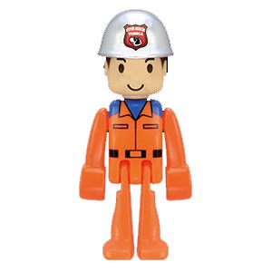 TOMICA PLAKIDS 緊急救援隊 一般隊員 微笑表情 HYPER RESCUE 人偶 公仔 救難隊員 SET B 全新