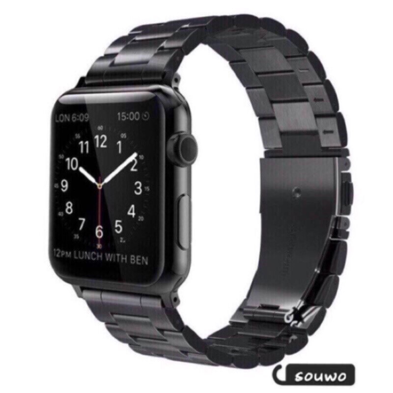 🚚現貨 蘋果4代5代6代金屬se錶帶 apple watch2/3/4 錶帶iwatch不銹鋼錶帶 4