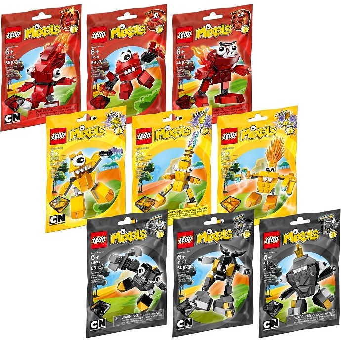[熊老大] LEGO MIXELS wave1 41500 ~ 41508