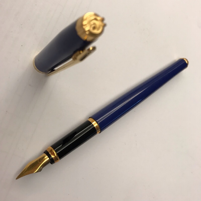 [ Pen101筆來筆趣] 全新 德國🇩🇪elysée 愛禮 英雄藍琺𤨡鋼筆EF