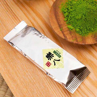 日本福岡八女抹茶粉6號茶-樂八 (30g 鋁箔裝)-茶道等級/100%純抹茶/SGS檢驗合格進口/無新增糖及綠茶粉