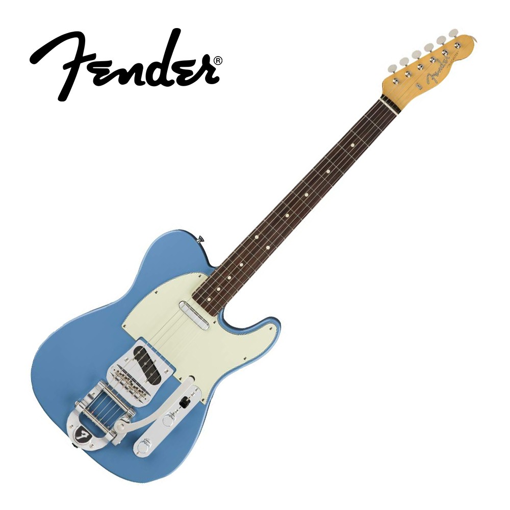 Fender MIJ Traditional 60S Tele Bigsby RW CBL 電吉他 藍色款【敦煌樂器】
