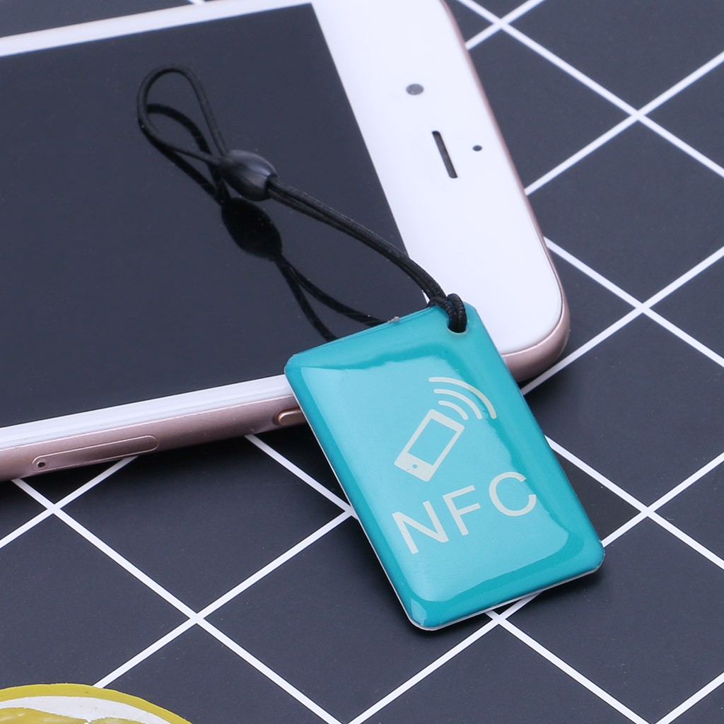 10 件 Ntag215 NFC 標籤貼紙手機可用不干膠標籤 RFID 標籤