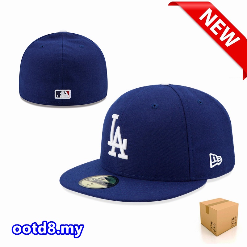 高品質新時代MLB洛杉磯道奇隊套裝帽子男女59五十帽全閉帽運動繡花帽帽子Ncta