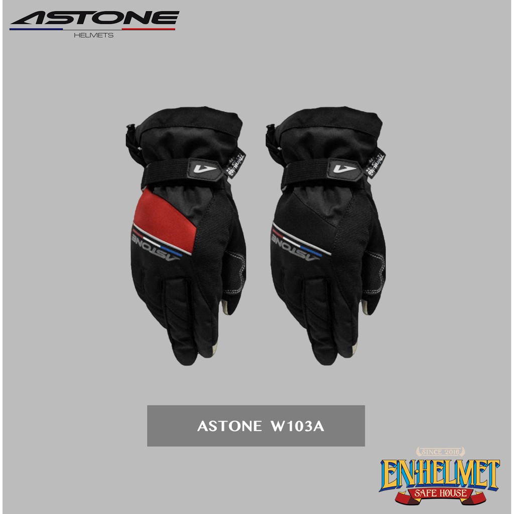 『EN安全帽』免運 Astone 冬季 手套 2色 防寒 防水 防曬 機車 手套 W103A 冬天款 防風