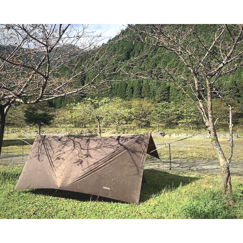 英國DD Hammocks/DD Tarp 4X4方形天幕/狼棕色·全新品