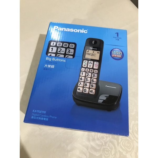 Panasonic國際牌數位式無線電話KX-TGE110