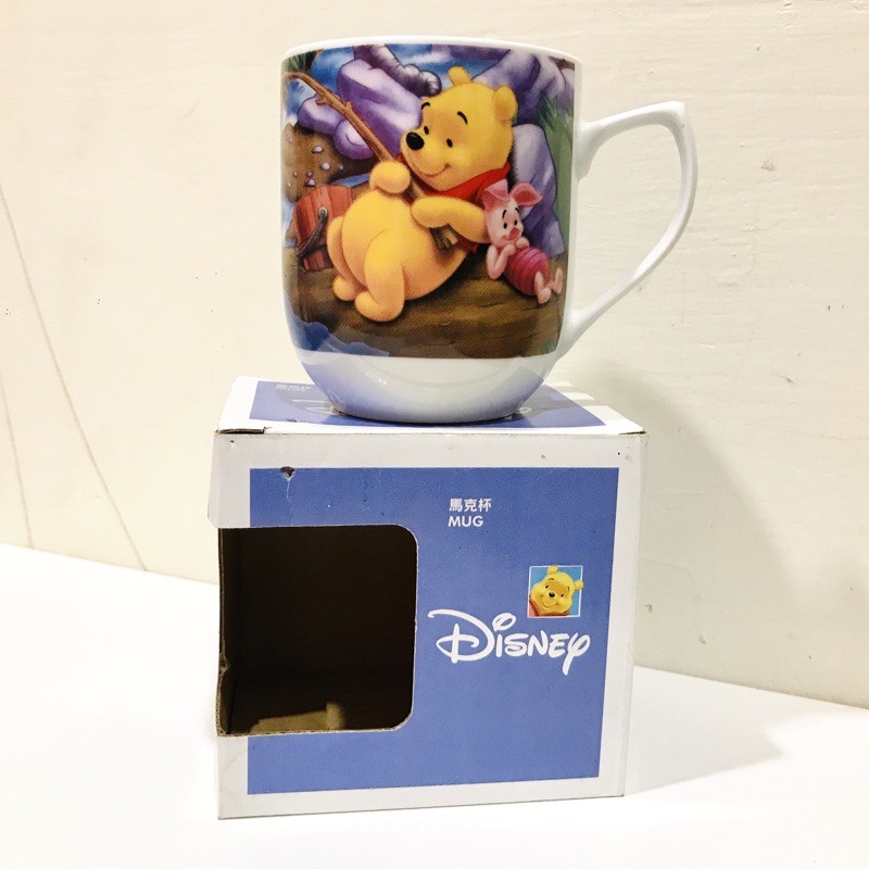 【全新未拆附原包裝】 迪士尼 Disney 小熊維尼造型馬克杯 Pooh