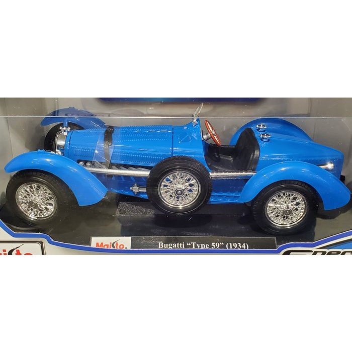 【小如的店】COSTCO好市多代購~Maisto 美馳圖 1:18收藏模型車-Bugatti TYPE 59 1934