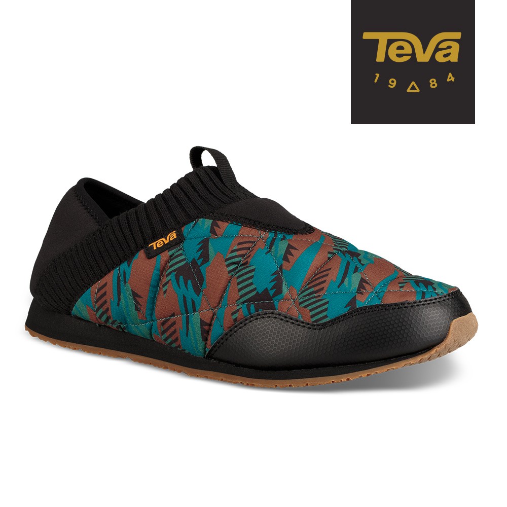 【TEVA】男 Ember Moc Canyon 防潑水菠蘿麵包鞋/休閒鞋/懶人鞋-GC100湖水藍 (原廠現貨)