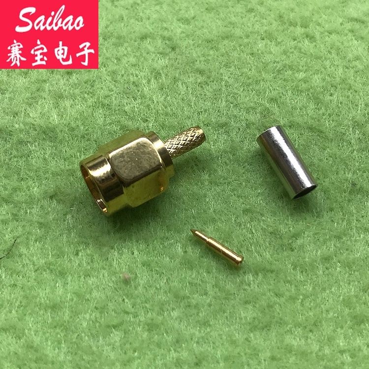 （量大价优）射频连接器 SMA接头 内螺纹 内针50-1.5 馈线SMA头 SMA-J-1.5