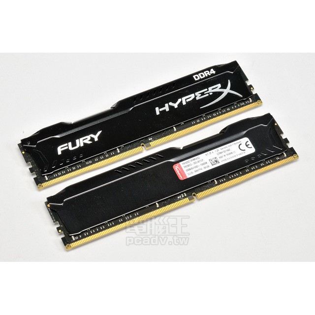 金士頓 8G DDR4-2400 HyperX FURY(黑)