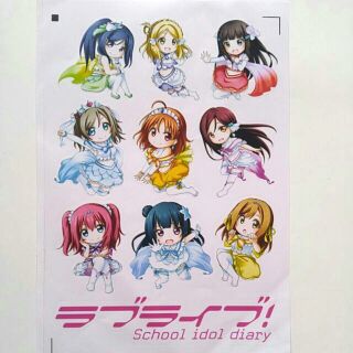 lovelive sunshine 防水貼紙