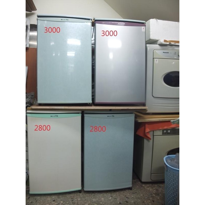 售價:2800-3000元 TECO 東元 91公升單門小冰箱(二手冰箱小鮮綠小太陽二手家電