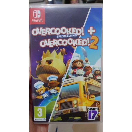 NS Switch 煮過頭 1+2 合輯 中文版  煮過頭1 煮過頭2 Overcooked 煮糊了