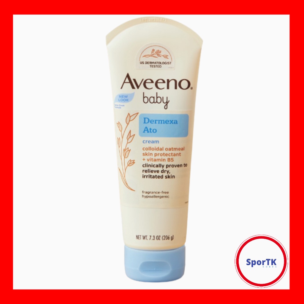[AVEENO Baby] Dermexa Ato 霜 206g / 用於瘙癢和乾燥的皮膚 / 嬰兒霜