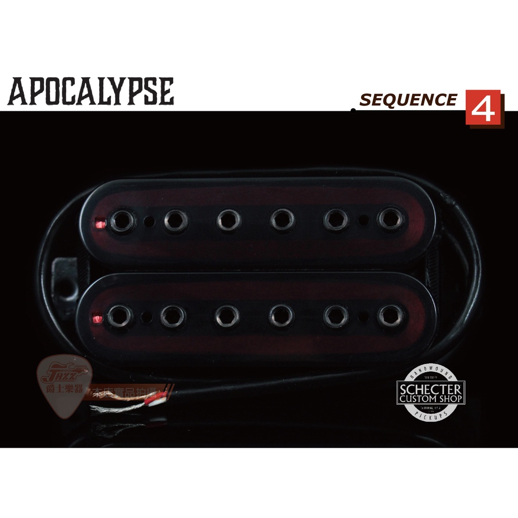 【爵士樂器】Schecter USA Custom Shop Apocalypse-VI™ BRIDGE 電吉他 拾音器
