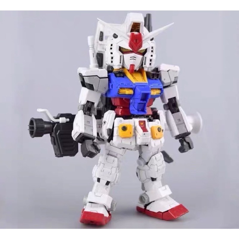 晨星 SUNTOYS SD RX-78  （含骨架+火箭筒+光束槍+矛+背部加農炮+造型手*2份）