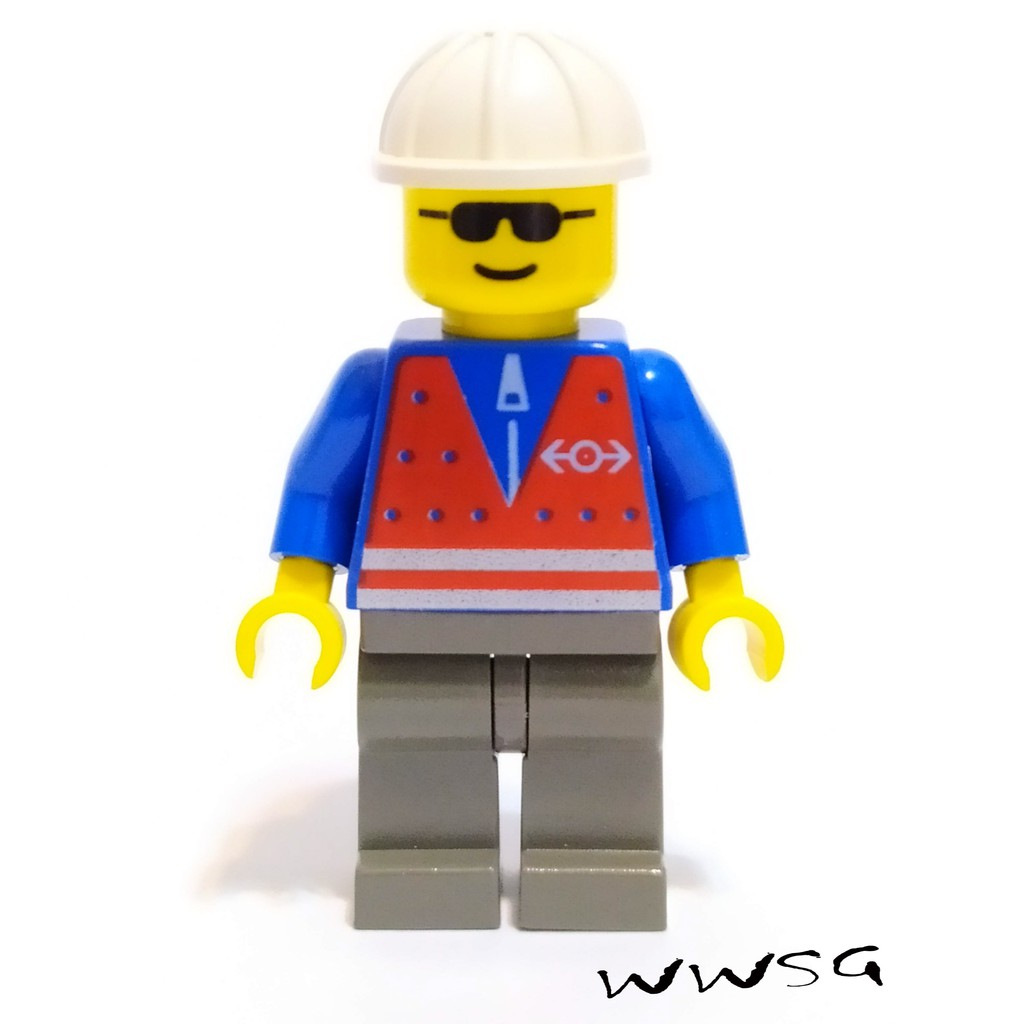 ☢️玩物喪志 1997年 LEGO樂高 絕版火車工作員 (二手磚散磚武器配件零件盒組老人偶包鐵軌軌道9v12v40370