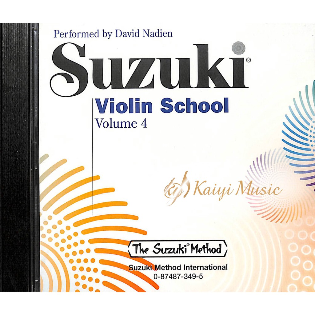 鈴木 小提琴教本第4冊之〔CD〕Suzuki Violin CD Vol.4 演奏者：David Nadien