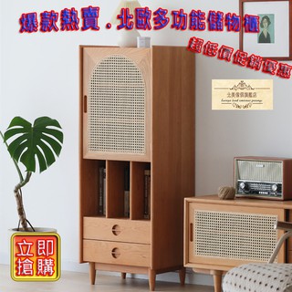北美小鎮 林肯畫廊 日式 北歐 鄉村 松木 實木 現代 簡約 收納櫃 展示櫃 多功能 儲物櫃 100% 純實木家具.