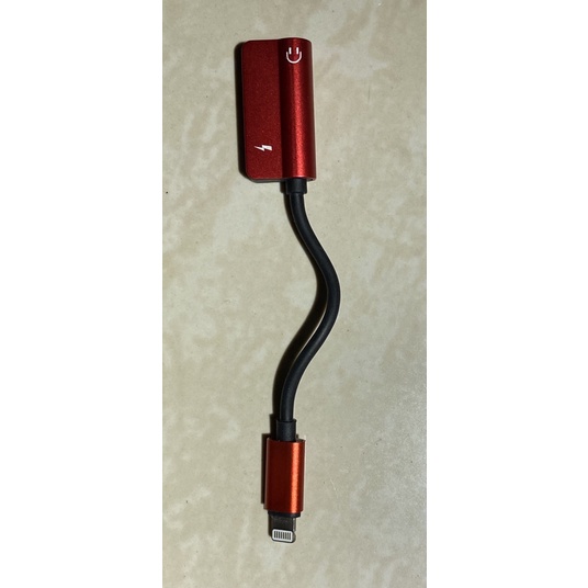 Lightning轉接頭 3.5mm音頻轉接器二合一耳機轉接線 語音通話適用於i7/i8/ix充電 聽歌線控