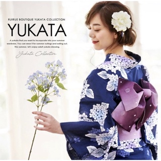 全新現貨 Bibilab ビビラボ らく夏天浴衣紫陽花 蝦皮購物