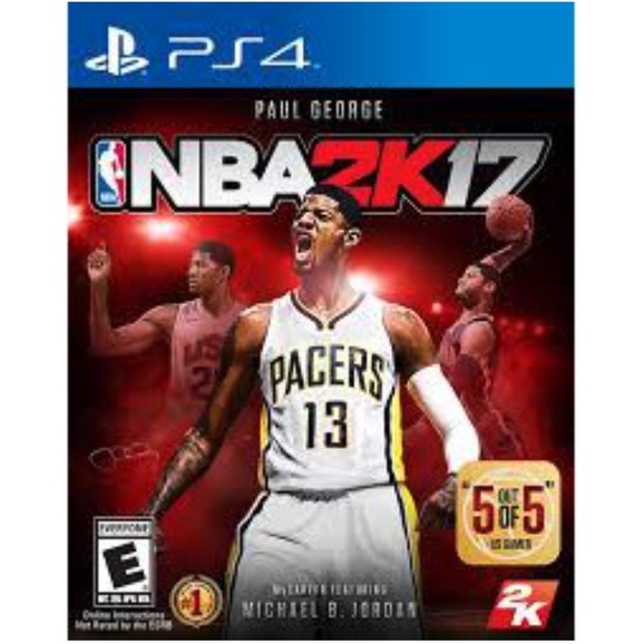 &lt;&lt;瑞比兔電玩&gt;&gt;PS4 『NBA 2k17』遊戲片，盒裝完整，可正常遊玩，歡迎下單