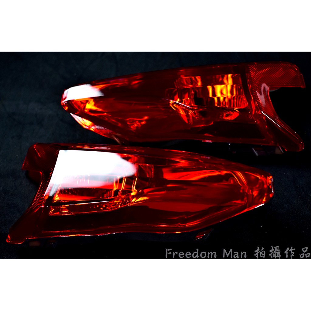 自由人 E-GIN 一菁 紅色 透明紅 前方向燈 前轉向燈 方向燈殼 雷霆 RACING 125 150