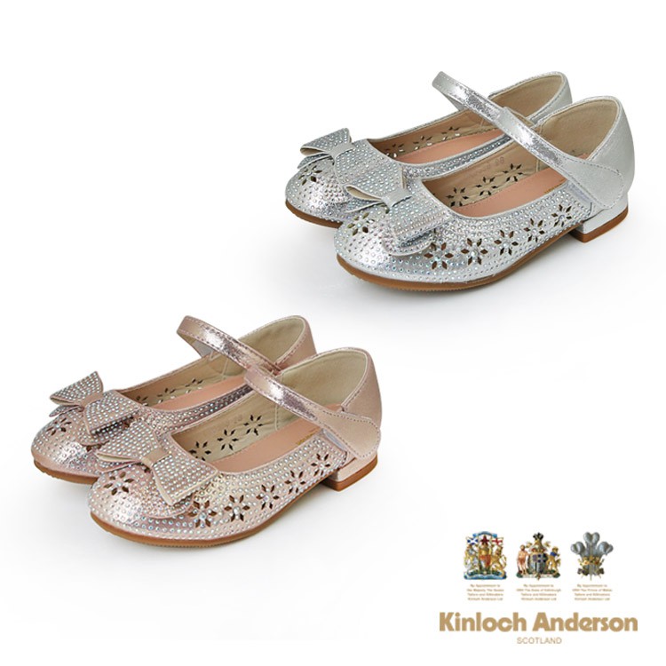 Kinloch Anderson 金安德森 KA 童鞋 17-20.5cm 女童 娃娃鞋 甜美水鑽公主鞋 - 2色
