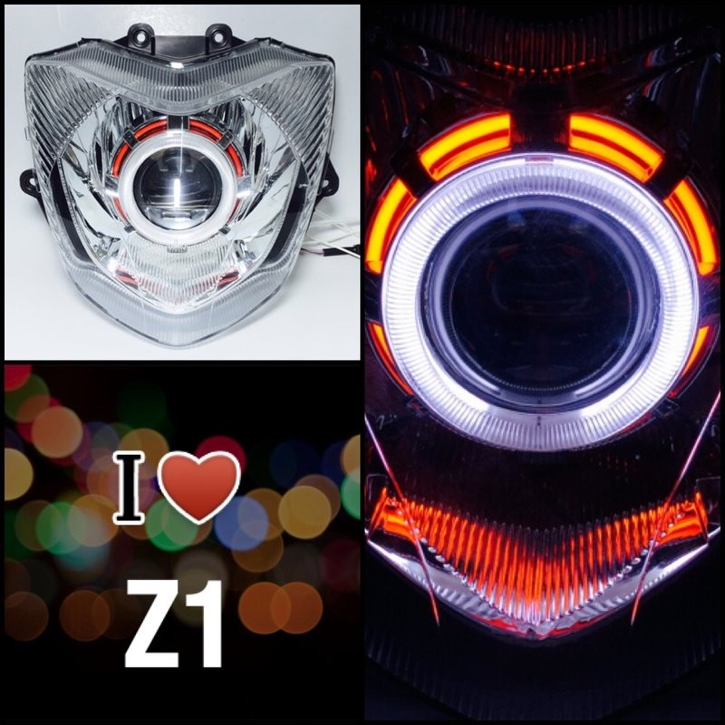 7號工廠 Z1 GT 2 super 2 CCFL 魚眼 大燈 白紅 非 LED