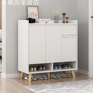 小穎的家居店 鞋櫃 家用門口簡約現代北歐式大容量儲物置物櫃 多功能收納陽臺鞋架