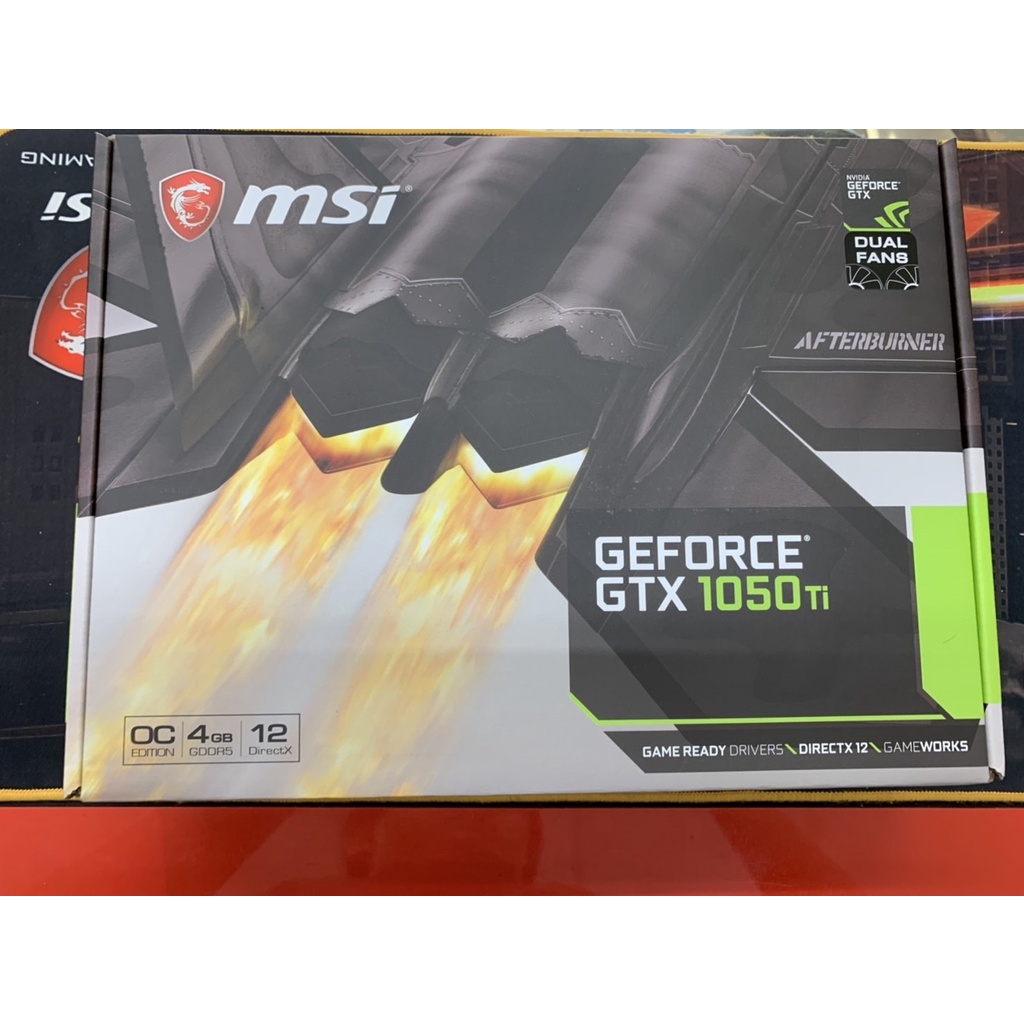 微星 MSI GTX1050Ti 4GT OC