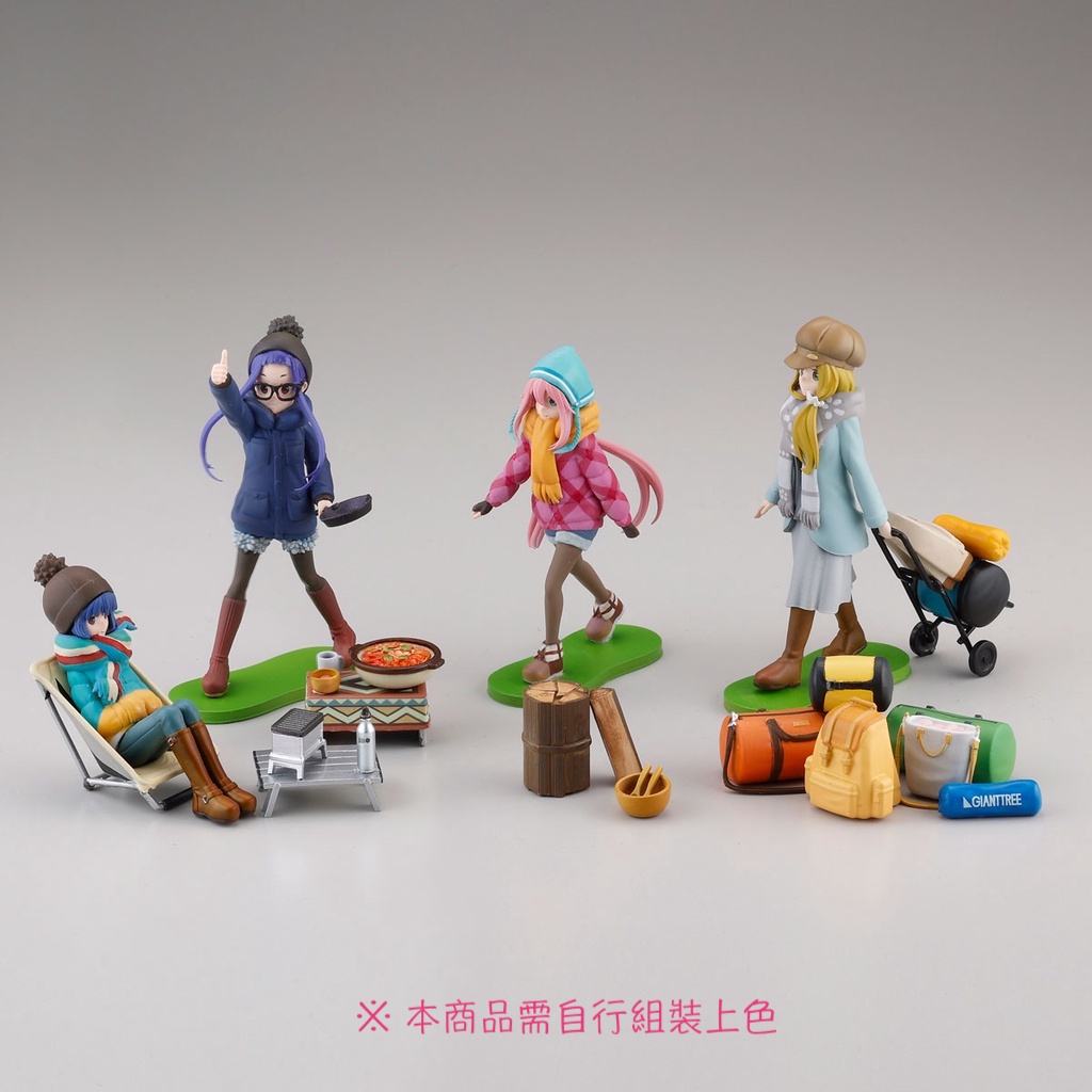 【正版現貨】海洋堂 ARTPLA 1/24 搖曳露營 公仔 KAIYODO 各務原撫子 志摩凜 大垣千明 犬山葵 扭蛋