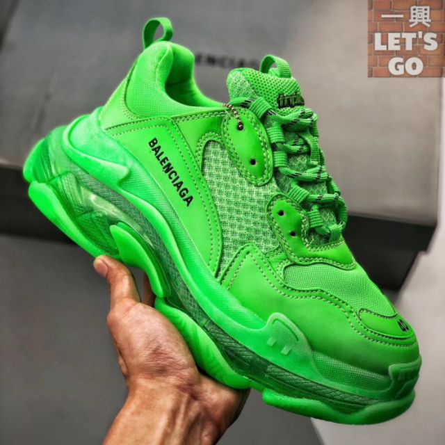 triple s balenciaga green