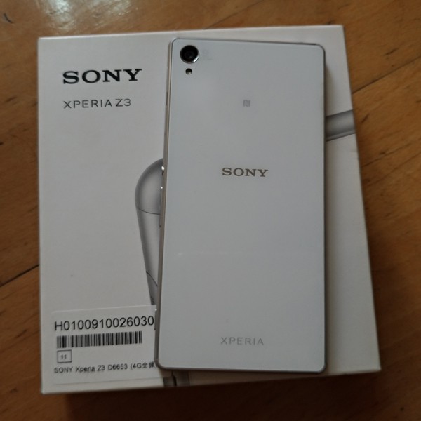二手Sony Xperia Z3 16G 白色+原廠座充 DK31