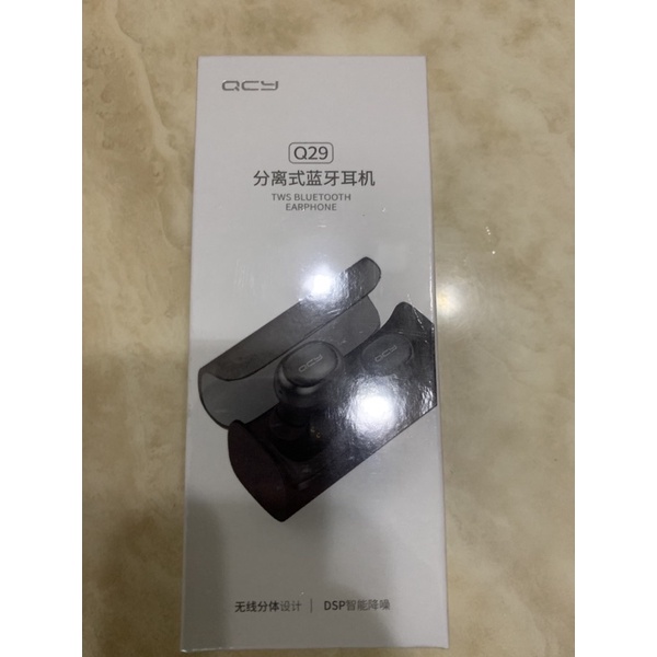 全新QCY 雙子Q29雙耳無線藍牙耳機超小隱形入耳塞式迷你運動4.1 沒用到故出售