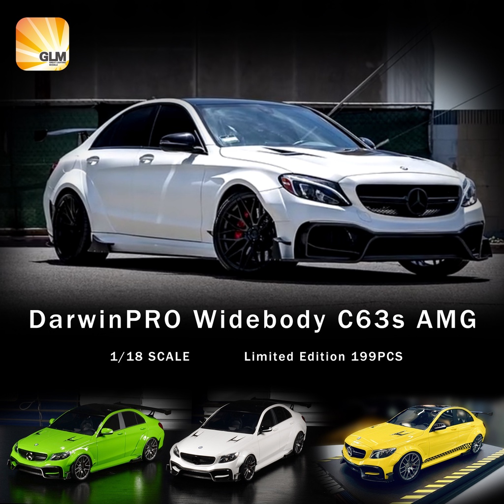 【模例】GLM 1/18 Mercedes-AMG C63S W205 DarwinPRO寬體