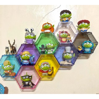 【積木城市】9色 六角蜂巢展示盒 壁掛 S301 扭蛋 TUSM 公仔 LEGO 全家三眼怪 盲盒 盒玩 泡泡瑪特
