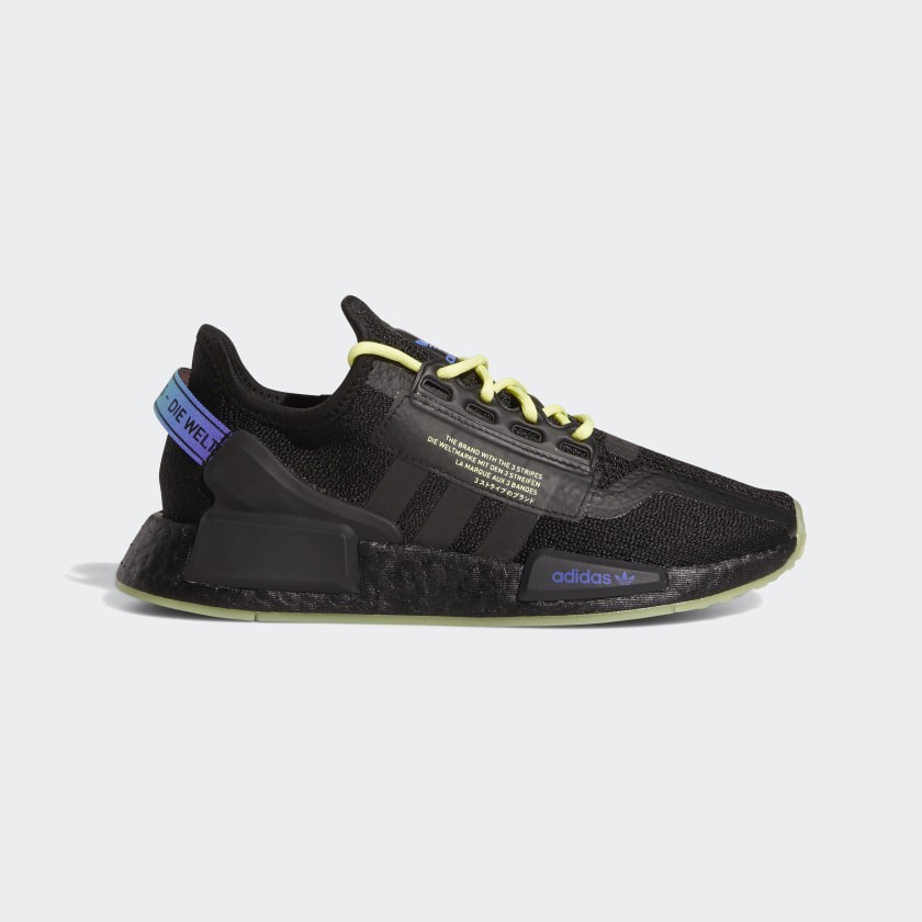 【小八】Adidas NMD R1 V2 J Black Sonic Ink 黑 螢光綠 GW6021