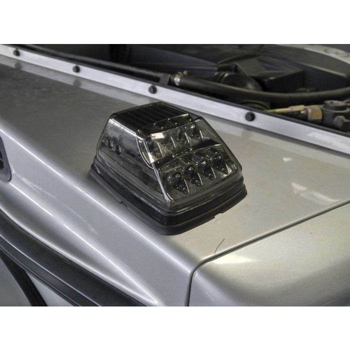 台灣之光 BENZ賓士 W461 W463 G320 G500 G55雙功能超亮LED薰黑方向燈 角燈組 G CAR