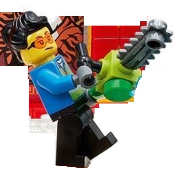 磚家 LEGO 樂高 人偶 Woman 雕刻師 hol279 80109 含 電鋸