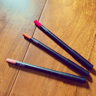 Nars 絲絨唇線筆 -薰衣草玫瑰、玫瑰粉紅、螢光粉紅色