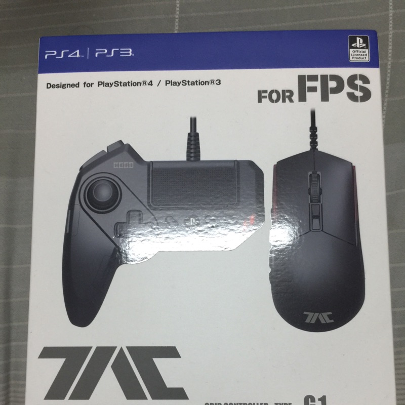 二手PS4/PS3日本 HORI TAC G1戰術突擊控制器 控制器組 有線手把+滑鼠 FPS用 PS4-054