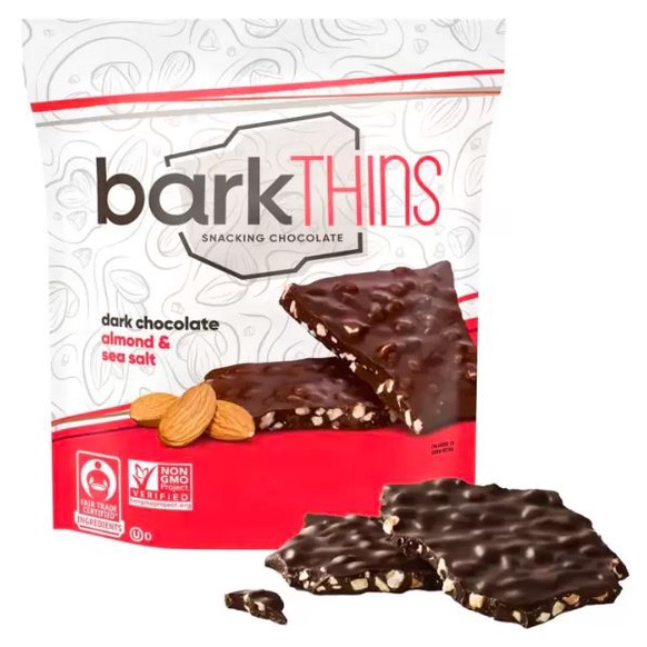 § costco 好市多 代購 § BarkTHINS 海鹽杏仁黑巧克力脆片 567公克