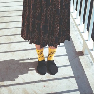 短短襪-秋樹與鳥/襪子/設計[1983ER]