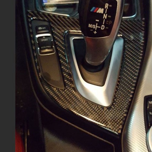 BMW 1系 2系 排檔裝飾貼 內飾真碳纖貼 F20 118d 120d 118i 125i 116i 卡夢