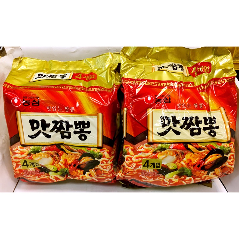 《即期四折出清》 韓國泡麵農心海鮮辣味炒碼麵 4包一入/袋