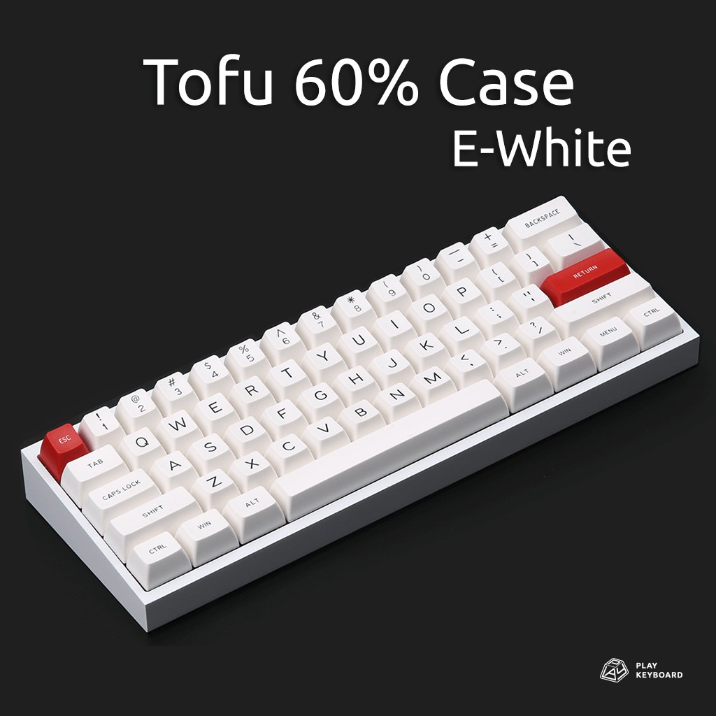 Tofu 60% 電泳白鋁殼 鍵盤外殼
